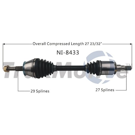 Cv Axle Shaft,Ni-8433